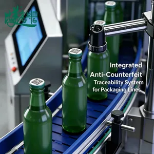 Full-Automatic Packaging Line Inspection System 1d/2D Code Reading, Label Verification, Reject Mechanism, Wrapping, Serialization & Track and Trace