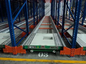 Cold Room Radio Shuttle Automatic Retrieval Storage Racking System