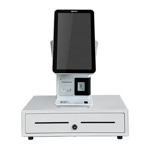 15.6" Ordering Machine Desktop Computer Single Double Retail POS Touch Screen Monitor All in One POS System