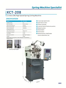 High Precise CNC Compression Spring Making Machine supplier