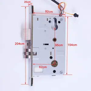 Stainless Steel Keyless Smart Hotel Room RF Card Lock System