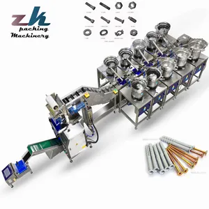 Automatic Plastic Parts Fastener Hardware Sorting Counting and Packing Machine