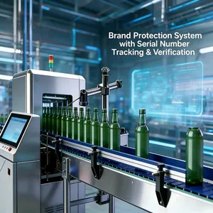 Full-Automatic Packaging Line Inspection System 1d/2D Code Reading, Label Verification, Reject Mechanism, Wrapping, Serialization & Track and Trace