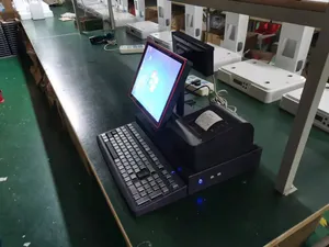 Factory POS System with POS Computer, Auto Scanner, Receipt Printer, Drawer