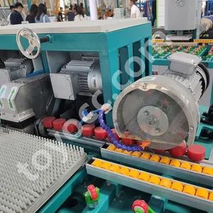 Glass Factory New X-02 Double Head Edging Machine / Edging Machine Processing Machine