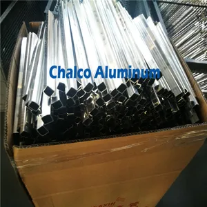 Aluminium Square Rectangular Computer Radiators Pipe Tube