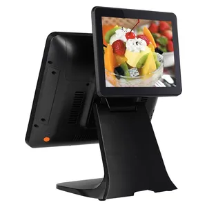 Versatile 15+9.7 Inch Dual Screen Touch POS System