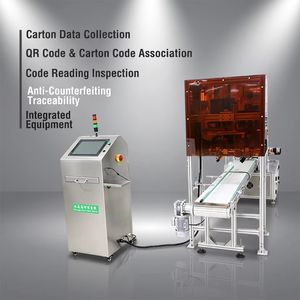Automatic Qr Code Data Collection & Case Coding Correlation Integrated Equipment with Wrapping, Labeling & Anti-Counterfeiting Traceability System