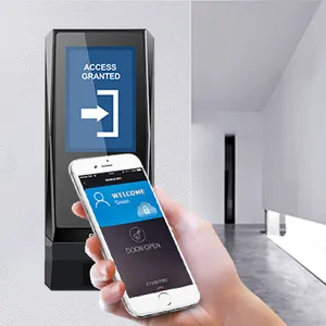 CT9 Outdoor All in One Visitor Access Control RFID Card Reader IC/NFC APP Smart Qr Code Access Control System