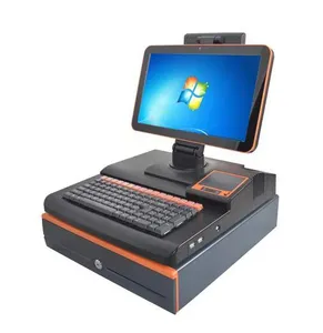 Factory POS System with POS Computer, Auto Scanner, Receipt Printer, Drawer