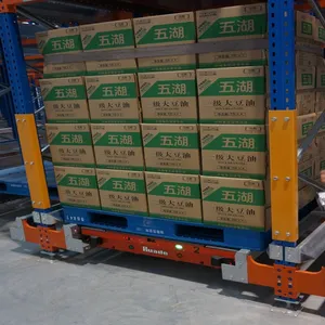 Automated Racking System Shuttle Warehouse High Tech Shelving Radio Shuttle Pallet Racking
