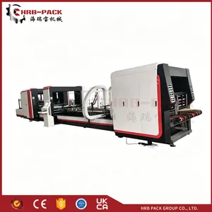 Continuous Operation Computerized Alignment Carton Box Making Folder Gluer Stitcher Machine for Export Packaging