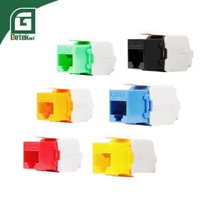 Geteknet OEM ODM Rj11 Telephone Module Cat3 Voice Module Screw Type Gold Plated 4-Core Class III Information Phone Module Keystone Jack