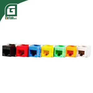Geteknet OEM ODM Rj11 Telephone Module Cat3 Voice Module Screw Type Gold Plated 4-Core Class III Information Phone Module Keystone Jack