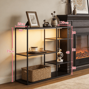 Slim Console Storage Rack for Living Room Reed Diffuser Placement