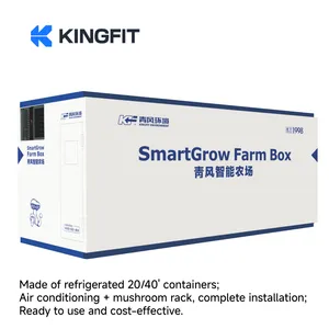 Factory Customize Mobile Planting Container Large Vertical Mushroom Container Modular Design Farming System