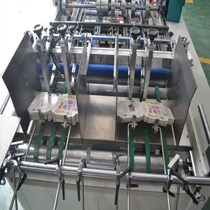 Automatic Hamburger Paper Box Forming Machine, Carton Box Making Machine