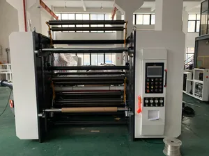 Human-Computer Interface Slitting Rewinding Machine That Adopts Auto Loading System and Equipped with Web Guiding System