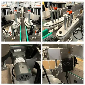 Enak Factory Customization Automatic Stable Control System Vertical Self-Adhesive Sticker Vials Tube Labeling Machine