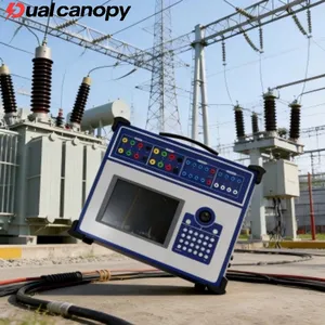 Six Phase Protection Relay Test System Automatic Secondary Injection Testing Equipment 6 Phase Tester