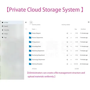Nas File System Server, 56t Available (8X10T RAID5) , Built-in Operating System