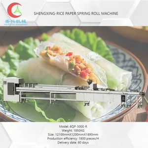 Vietnamese/Rice Paper Spring Roll Making Machine Manufacturer