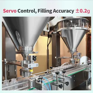 Multi Function Powder Filling Machine Automatic Auger Powder Filler Round Square Bottle Powder Packaging Machine
