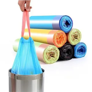 Automatic Rope Threading Bag Making Machine Garbage Bag Machine with Roll Change System