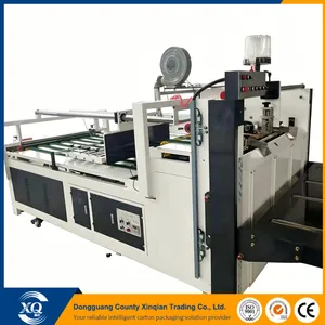 Vacuum Pressure Feed Binding Platform Semi Automatic Box Stitching Machine