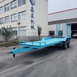 Multi-Function Farm Machinery Transport Trailer with Hydraulic Loading System