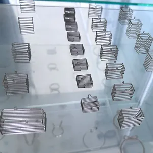 Rectangle Shape Bending Part on Spring Forming Machine