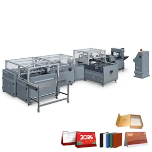 Fully Automatic Table Calendars Case Maker Book Binder Making Machine High-End Gift Packaging Case Making Machine