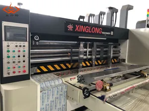 Customized High Speed Box Printing Machine Printer Die Cutter Fold Gluing Machine