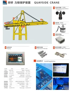 Wtai 8 Inch LCD Touchscreen Crane Safe Load Indicator System