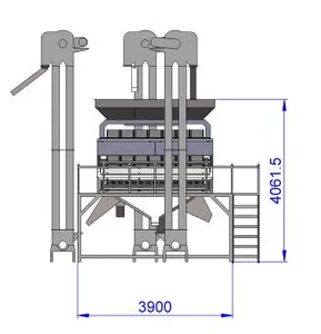 Optical RGB Camera Rice Color Sorter Machine Automatic Grain Sorting Machine for Rice Mill
