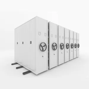 Durable Compact Mobile File Storage Cabinet Metal File Filling Rack Intelligent Compact Shelving System