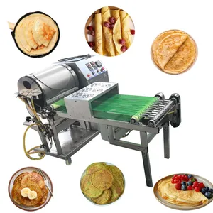 Automatic Pancakes Making Machine Spring Roll Wrapper Machine Portable Injera Making Machine