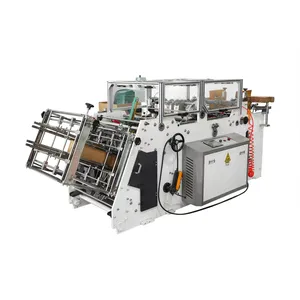 Automatic ISO Approved Pizza Machinery Corrugated Stitching Rigid Cardboard Pasting Box Making Machine