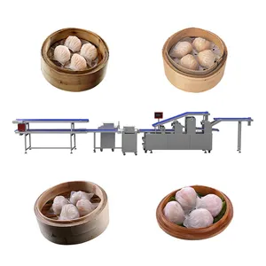 Semi-Automatic Shrimp Dumpling Machine Commercial Customizable Size Dim Sum Making Machine