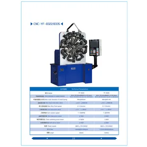 High Rigidity Servo Drive 3-Axis CNC Compression Spring Machine