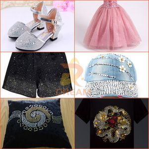 Automatic Rhinestone Machines Ultrasonic Rhinestone Setting Machine Hotfix Rhinestones Machine for Clothes Pants