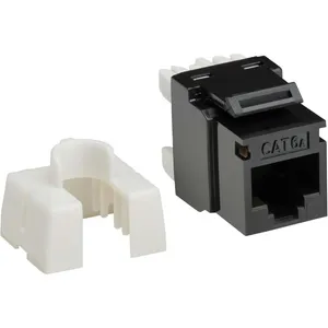 CAT6A UTP RJ45 Ethernet Network Wall Module Connector Keystone Jack
