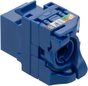 CAT6A RJ45 Ethernet Network Structured Cabling Module Keystone Jack