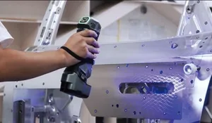 Wireless Handheld 3D Laser Scanner for Large Workpiece High Precision Reverse Engineering Modeling