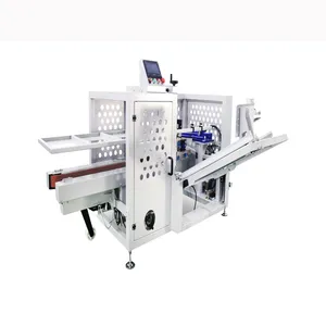 Automatic Carton Box Cardboard Forming Opening Machine Box Making Machine Case Erector Packing and Sealing Machine