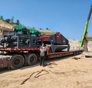 Large Capacity Motor Drive Sand Recovery Integrated Machine for Building Sand
