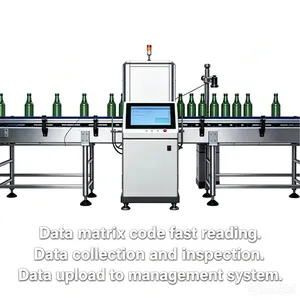 Beverage Can Pull Tab Data Matrix Labeling Traceability Line Auto Case Packing Pallet Stacking Vision Code Inspection Data Binding System