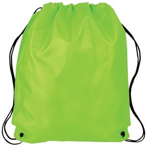 Durable Drawstring Backpack Shopping Polyester Drawstring Bag Custom