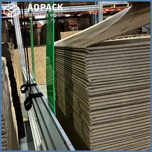 Aopack Automatic Machinery Producing Carton Computer PLC Control Machine Box Making