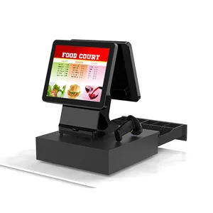 15-Inch Dual-Screen LCD Capacitive Touch POS All in One Computer System
